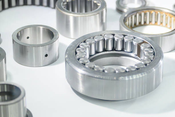 istock Close up scene the cylindrical rolling bearing parts. 2204156556
