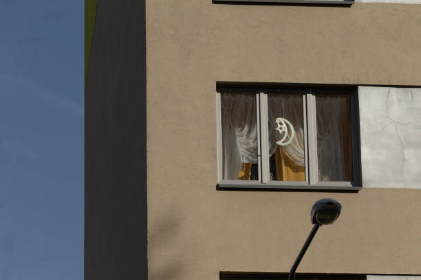 istock There is a building located right in front of a street light 2204164741
