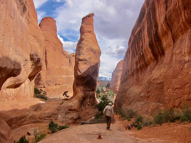 istock Devil's Garden campground trail leads to Sand Dune Arch 2204169662