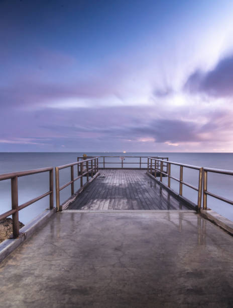 istock North beach jetty long exposure at sunset Perth, Western Australia 2204171069