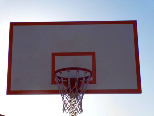 istock Basketball board on sunny day. 2204173196