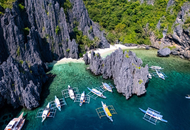 istock Secret Lagoon at Miniloc Island, Palawan, Philippines 2204174223