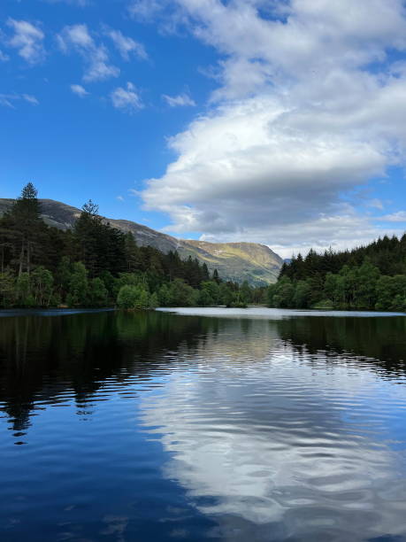 istock Beautiful mountain lake in Glencoe, Scotland. 2204177348