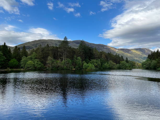 istock Beautiful mountain lake in Glencoe, Scotland. 2204177529
