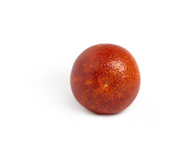 istock Sicilian blood red orange bottom view isolated 2204178113