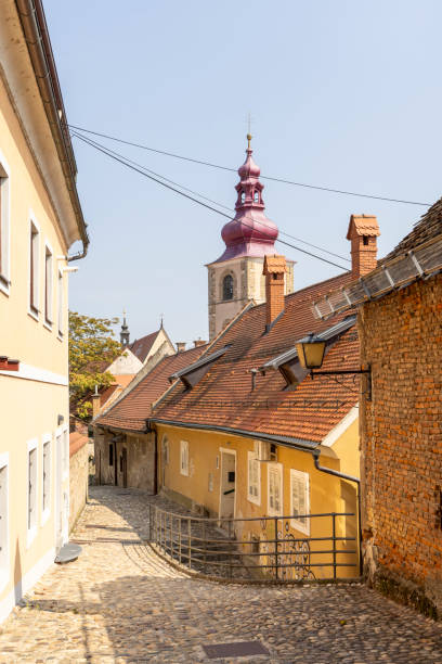 istock Small winding streets of Ptuj Slovenia 2204179185