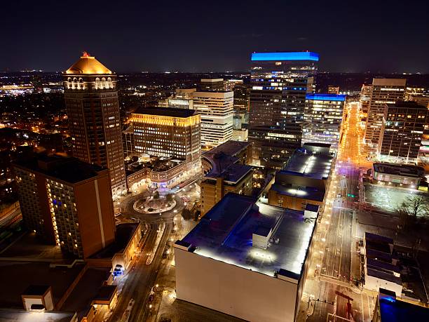 istock Downtown Clayton Night cityscape 2204181086