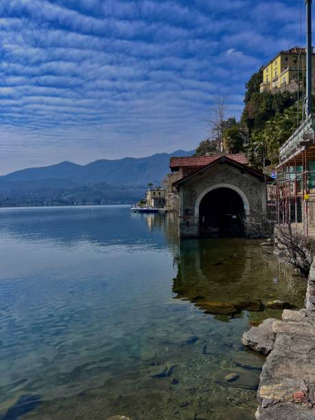 istock Lake scape of orta’s lake 2204181369