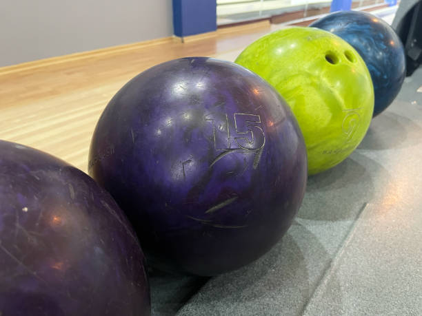 istock Colorful Bowling Balls Display 2204182860
