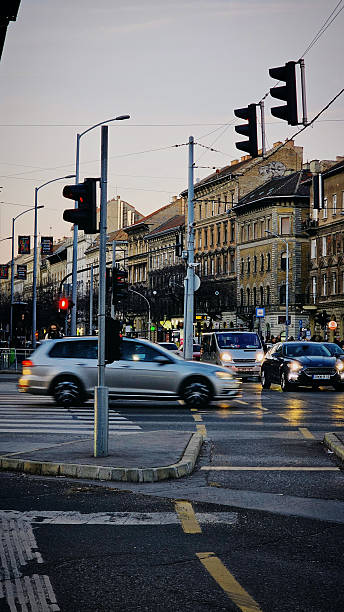 istock evening traffic on budapest boulevard at dusk 2204185524