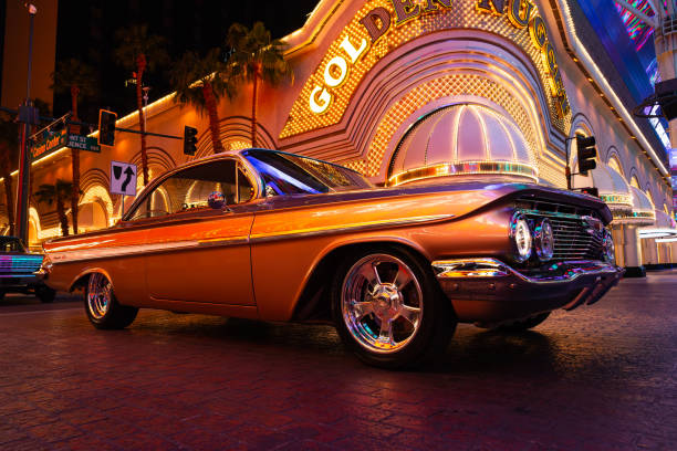 Fremont Street stock photo