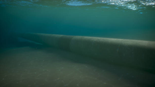 istock Subsea gas pipeline on sea bed 2204187326