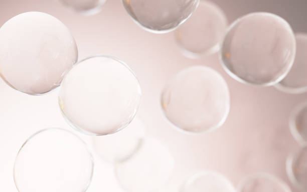 istock Biomedical Clear Oil Liquid Cosmetic Bubbles 2204190856