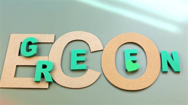 istock Symbolic green designs and organic patterns unite to inspire environmental harmony. Subtle details highlight sustainability through creativity and innovative visuals. Green innovation concept. 2204193573
