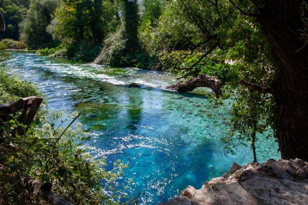 istock Blue eye spring near Sarande, Albania 2204198527