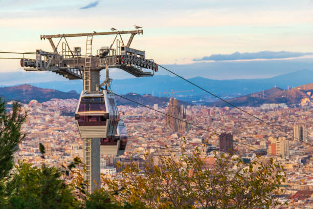 istock Montjuic Cable Car (Teleferic de Montjuic) in Barcelona, Spain 2204213510