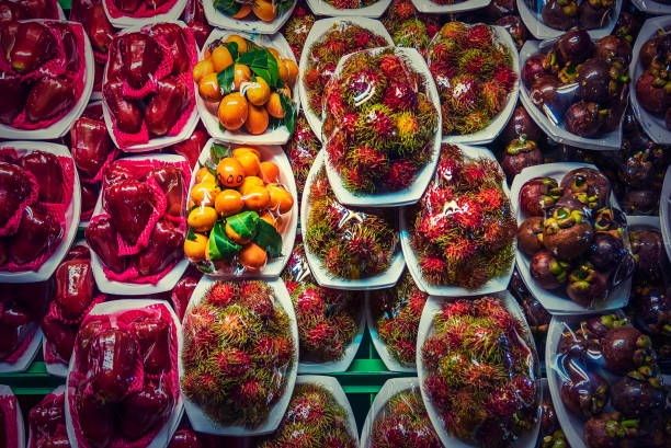 Street fruit market