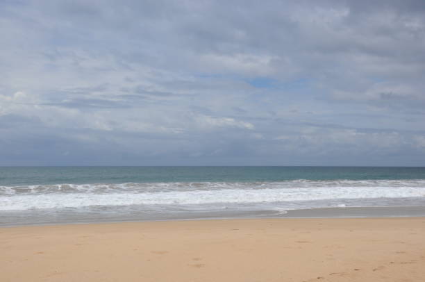 istock Beach, sand, ocean, cloud on the sunny day 2204226367