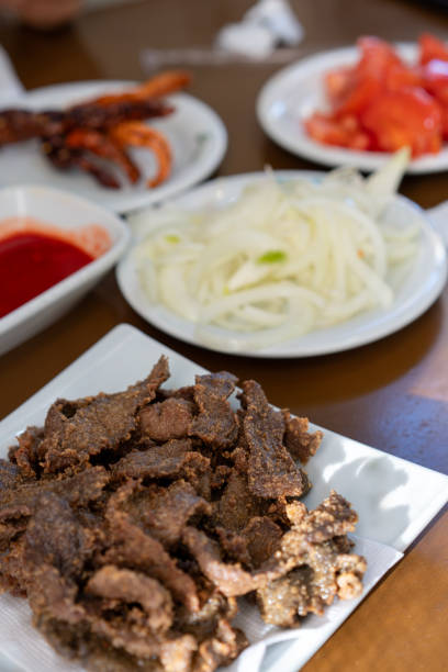 istock Turkish local food; Liver frying pan (Edirne cigeri) 2204229087