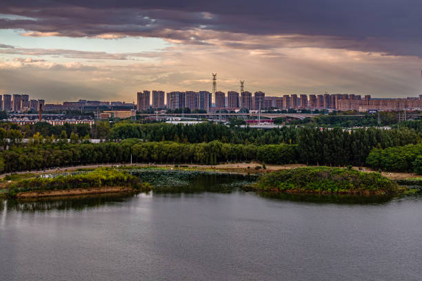istock Shenyang, China: Autumn Scenery of Dingxiang Lake Park 2204234498