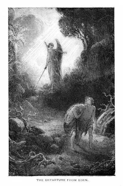 istock Adam and Eve Banished from the Garden of Eden,  Scripture, Bible Theology, Old Testament 2204234607