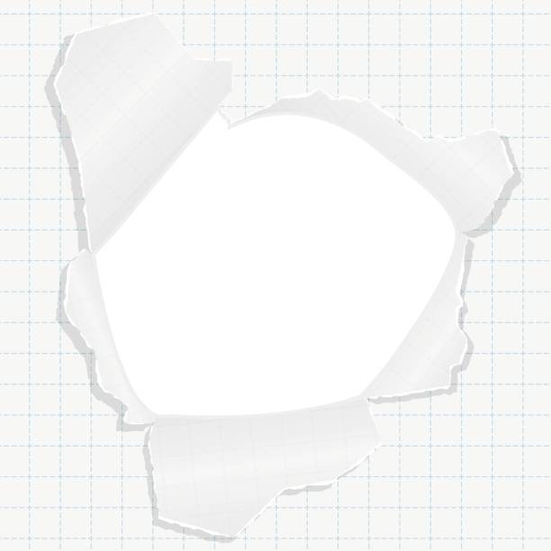 Free Ripped Graph Paper 200+ Ripped Graph Paper Stock Illustrations, Royalty-Free Vector ...