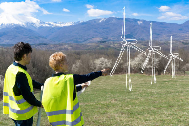 istock A remote hillside with imaginery wind turbines 2204238442
