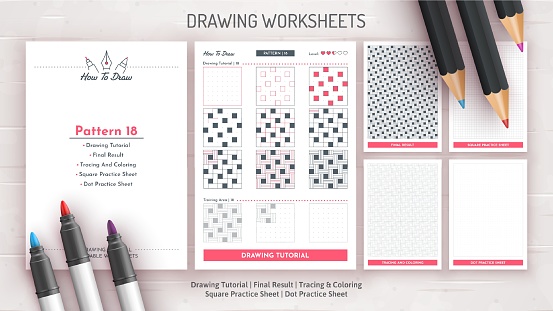 How To Draw A Pattern Step By Step Drawing Tutorial Draw Guide ...