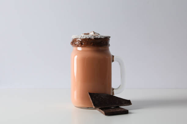 istock Tasty fresh summer dessert - delicious chocolate milkshake 2204241676