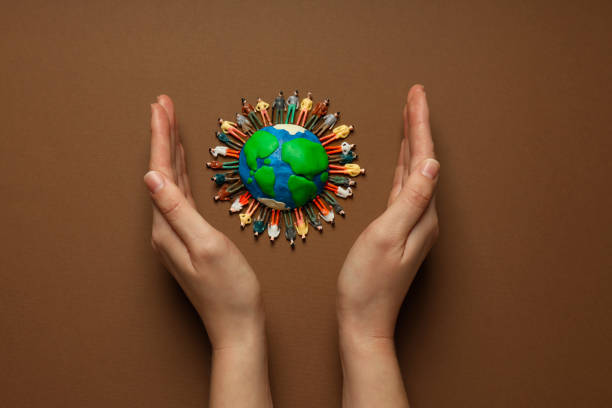 Earth Day, Environment and Eco concept, top view