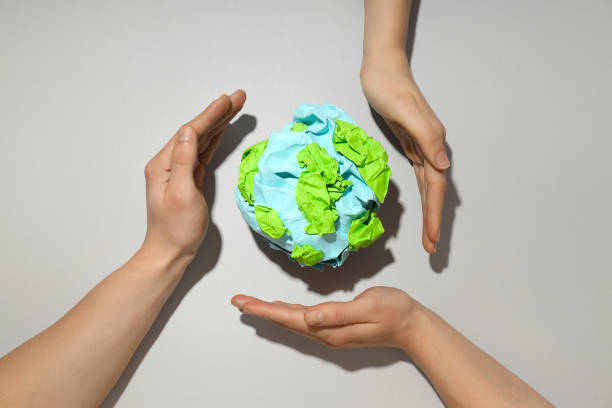 istock Earth Day, Environment and Eco concept, top view 2204242781