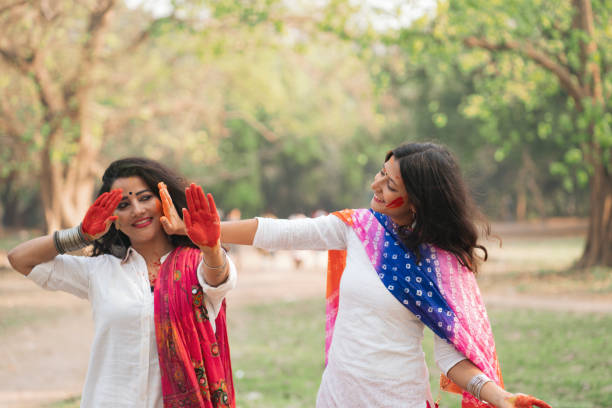 istock Festive Cheer and Colorful Celebrations During Holi 2204245196