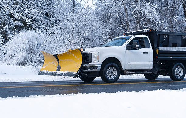 istock truck with snowplow installed in front 2204245839