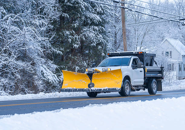 istock truck with snowplow installed in front 2204245842