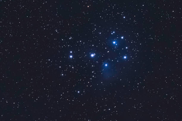 istock Pleiades, the Seven Sisters,M45 pleiades open star cluste 2204248367