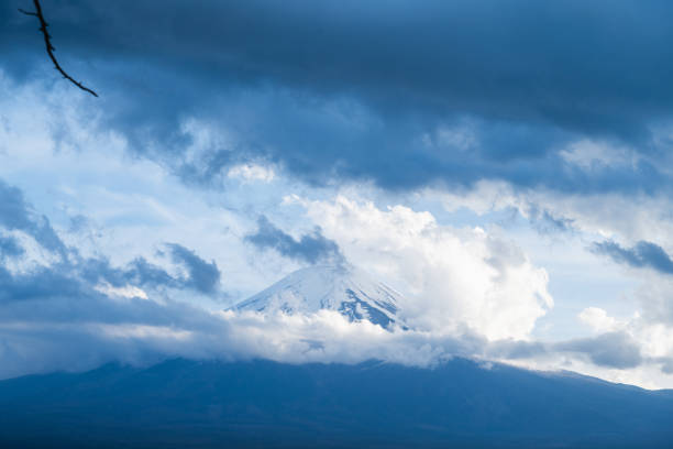 istock Mount Fuji and clouds in the distance 2204248976