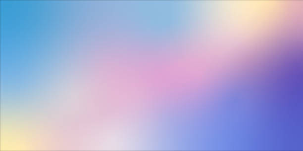 istock Abstract colorful sky, pastel colors, light blue, pink, purple and yellow vector banners. Pastel gradient sky pattern. Soft horizontal vector background. 2204277847
