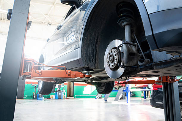 istock Car service workshop. Car repair 2204281594