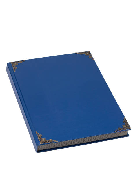 istock An old hardcover book with metal corners isolated on a white background. 2204285397