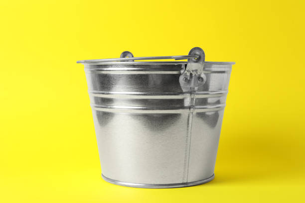 Milking bucket in the corral