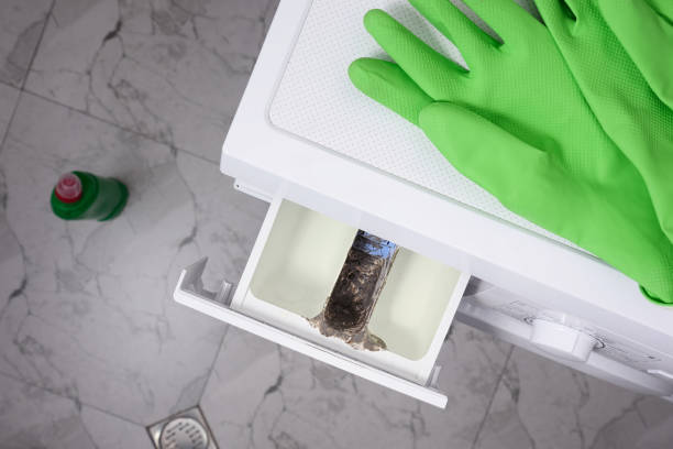 istock Top view of dirt and mold in open the detergent container. 2204308870