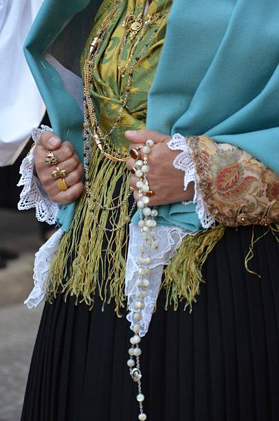 istock Sant'Antioco, Sardinia 05.06.2019: Saint Antioco, Sardinia - 04.16.2018: Religious procession of Sant'Antioco 2204317984