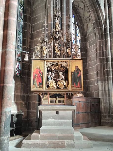 istock Nuremberg, Germany 10.17.2019: The Annen Altar, 1510, by Hans von Kulmbach, 1480-1522, Lorenzkirche 2204321369