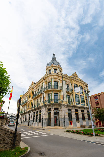 istock Edificio Victorero, a magnificent modernist building from the beginning of the 20th century, 1905, now houses the Banco Santander. LLANES, Asturias, SPAIN JULY 14th, 2024 2204333318