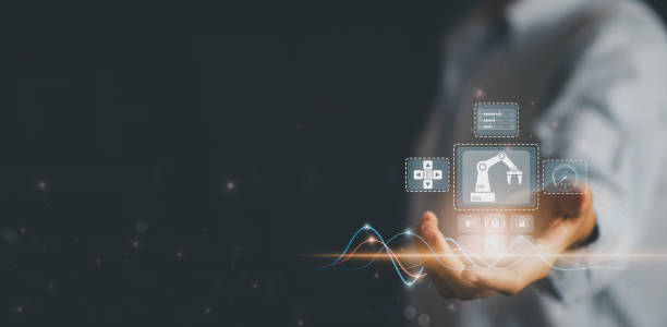 istock Robotic Process Automation (RPA) for Business Growth and AI Integration in Digital Transformation, Industry 4.0, Smart Technology, and Future Innovation 2204336136