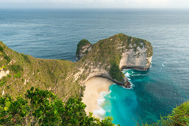 istock Cliffs by Kelingking Beach in Nusa Penida, Indonesia 2204337878