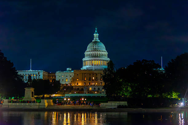 istock United States Capitol Building at night 2204338369