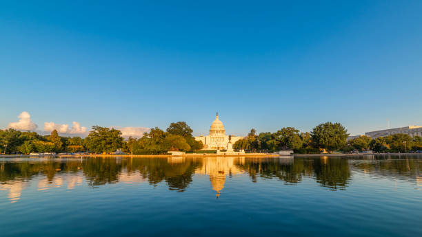 istock United States Capitol Building reflected on the pool on a clear evening 2204339659