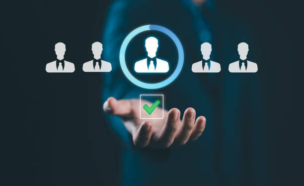 istock Human resource department company constantly searching job candidate, digital technology selection processes in competition. HR manager concept, innovative recruitment employee. Hiring ensures success 2204348918