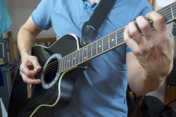 istock Man plays an acoustic guitar 2204349863